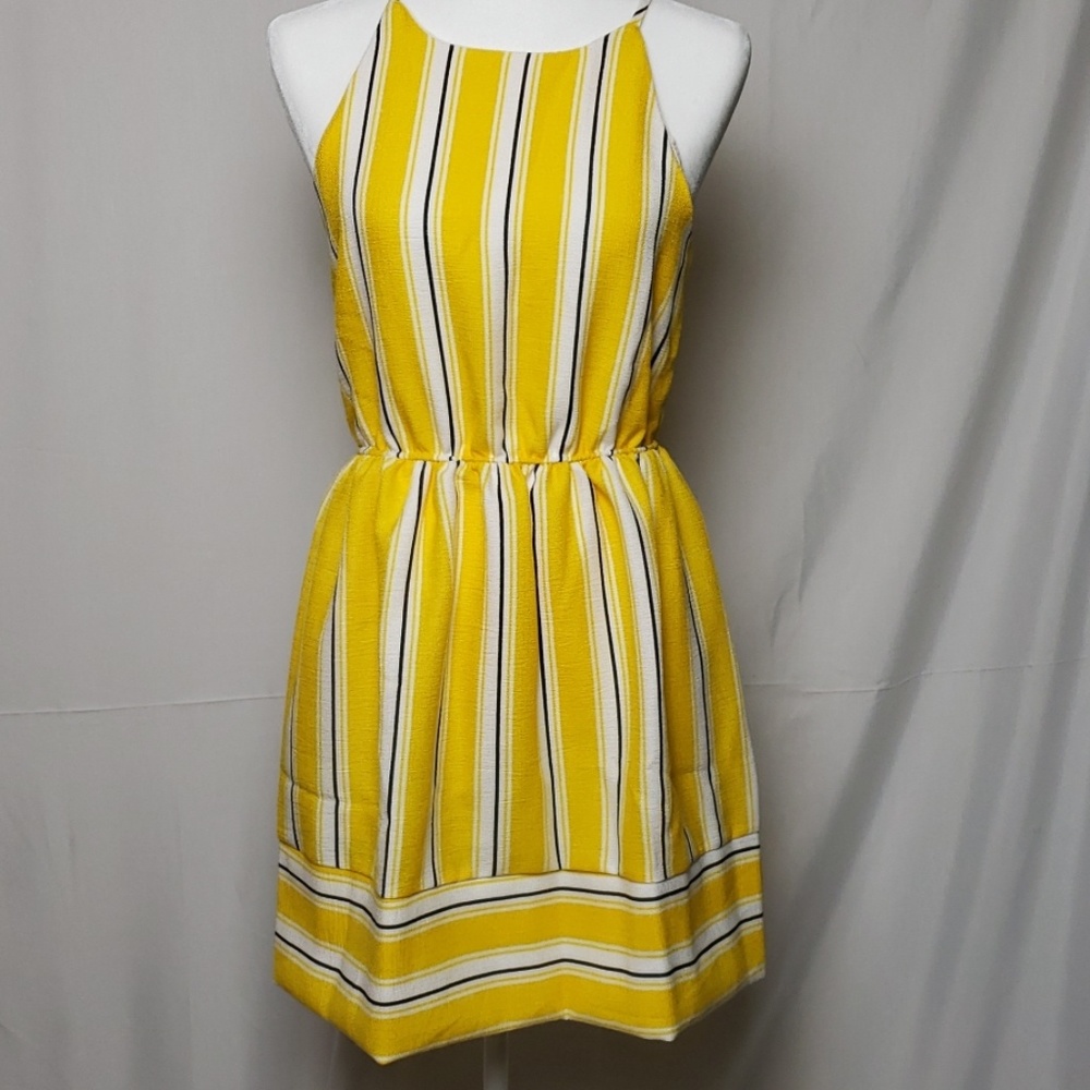 Love...Ady Striped Scoop Neck Dress